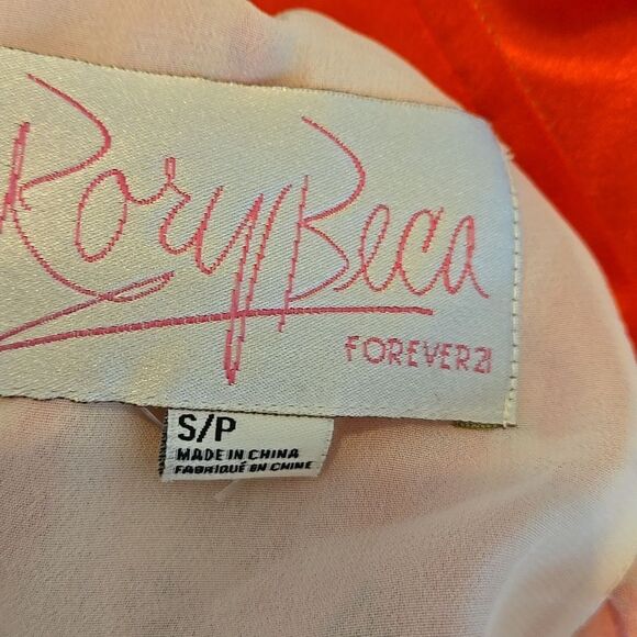 Rory Beca Forever 21 Colorful Painted Look Halter Neck Blouse Top - Picture 6 of 7